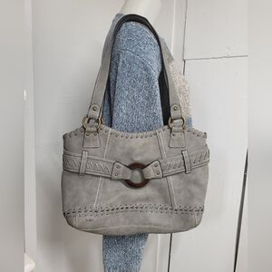 B.O.C. Faux Suede Shoulder Bag / Purse